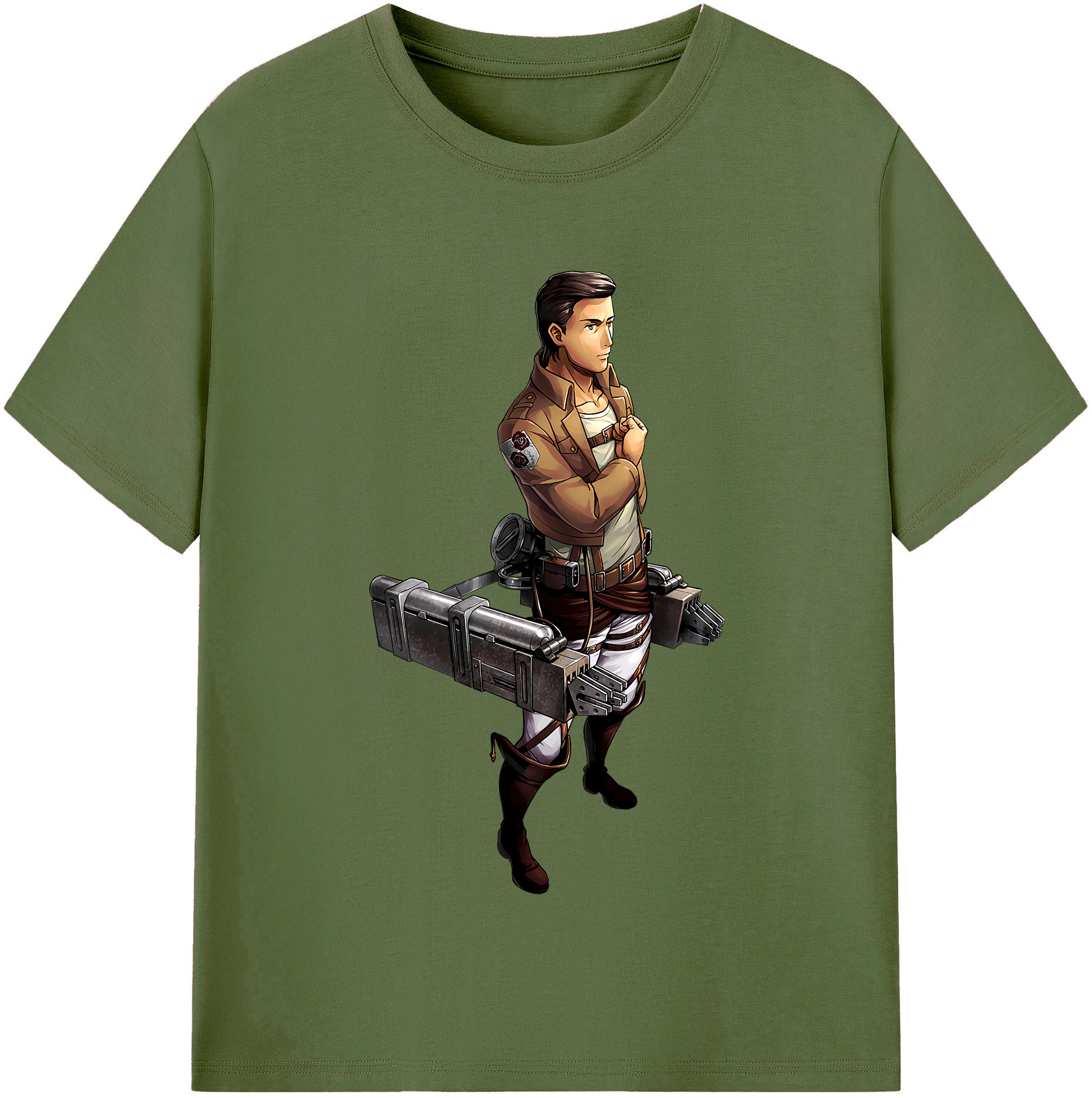 （画像用） 進撃の巨人 Attack on Titan 綿100％半袖Tシャツ（フロントプリント）